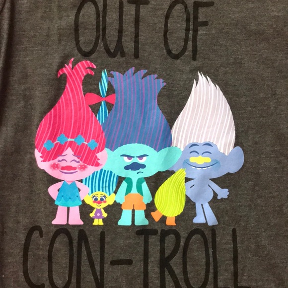 Trolls 2016 dreamworks out of control t shirt XS - Picture 3 of 3